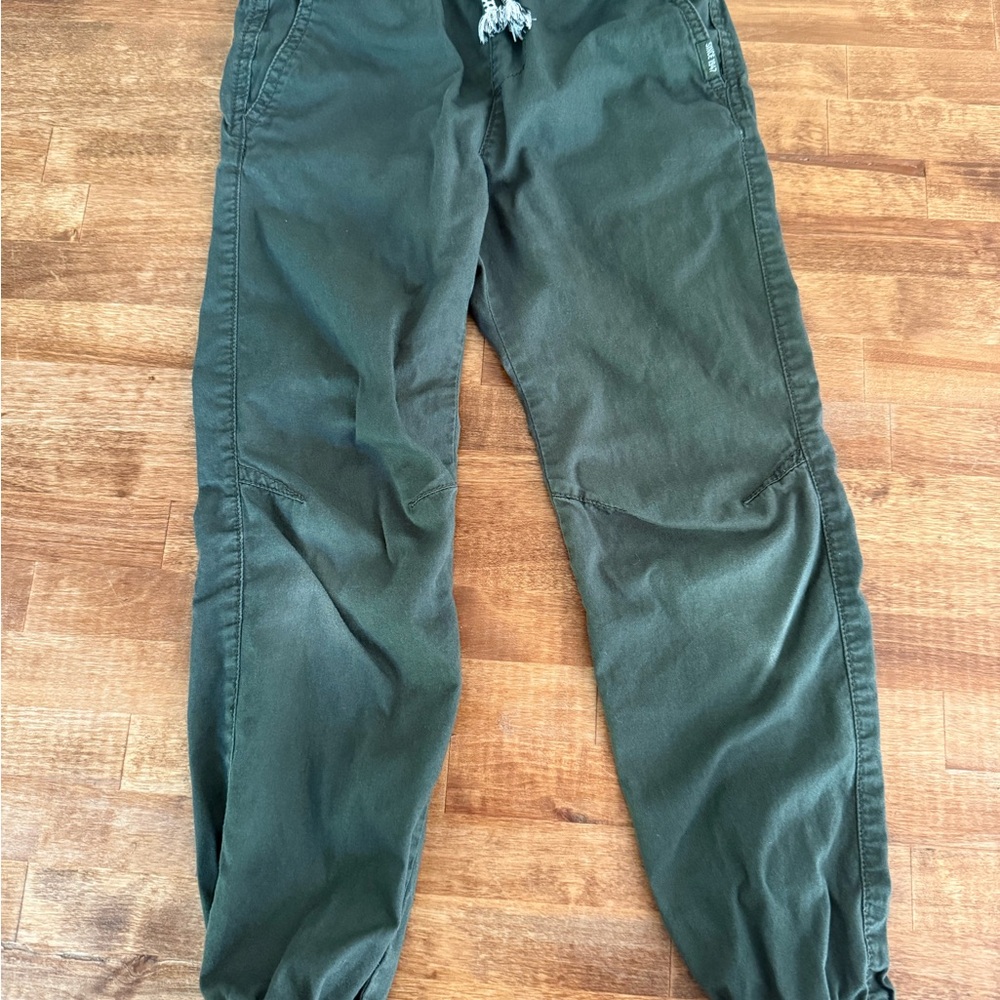 Boys H&M Dark Olive Green Jogger Pants
